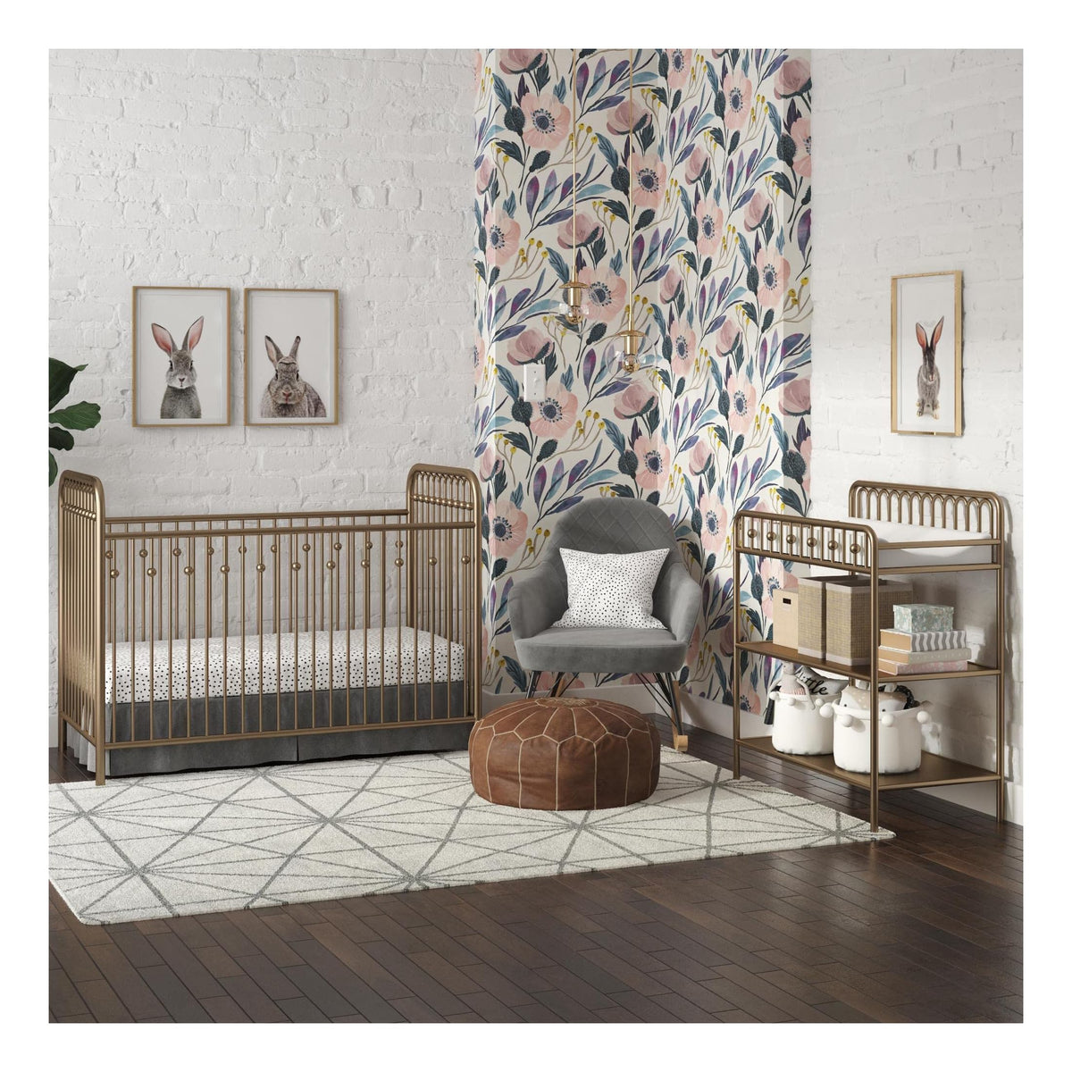 Metal Changing Table P9021