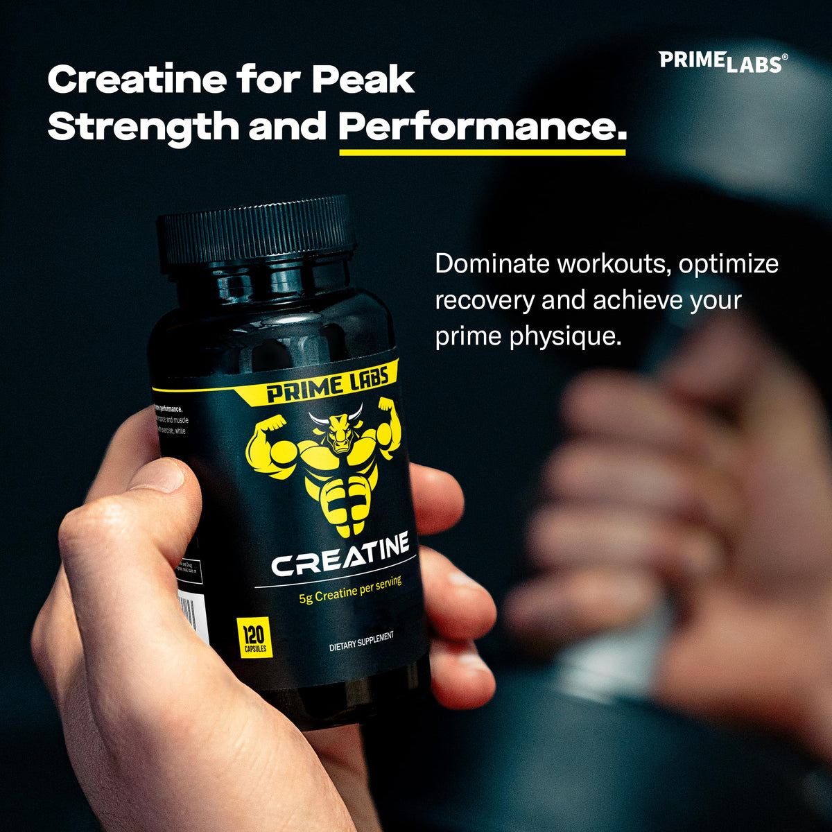 Creatine Monohydrate Capsules 5g J124064