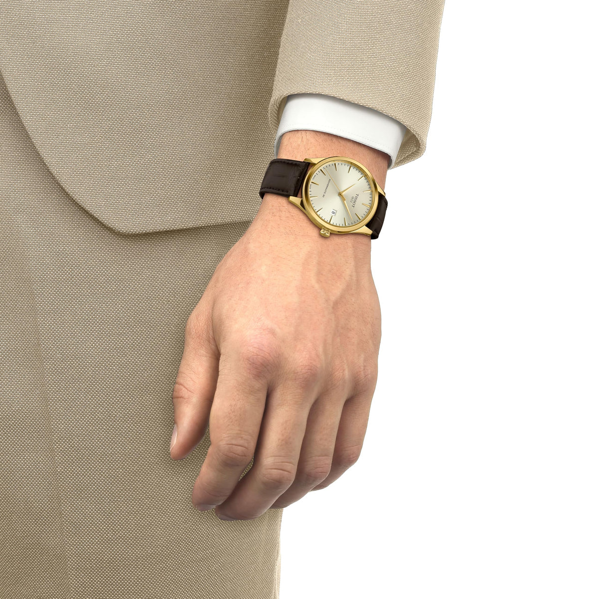 40mm Ivory Dial Swiss Automatic Watch V503077